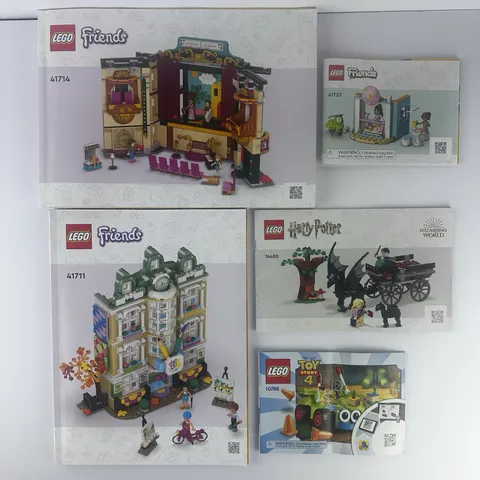Lot 5 Lego Friends Instructions Only Manuals. 41714, 41723, 41711, 10766, 76400