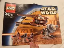 Vintage LEGO Star Wars 4478 Geonosian Fighter MANUAL ONLY