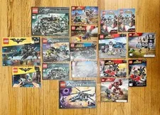 Lot 15 LEGO Ultra Agents Batman Movie Marvel Super Heroes Instruction Booklets