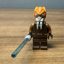 LEGO Star Wars Plo Koon Minifigure sw0538 w/ Blue Lightsaber