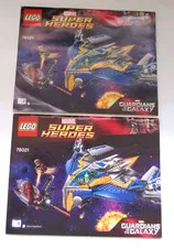 Two Lego Marvel Super Heroes Guardians of the Galaxy  Instruction Manuals Only