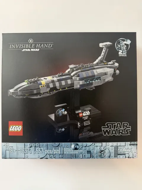Lego Star Wars Invisible Hand 75377 Starship 25th Anniversary Sealed
