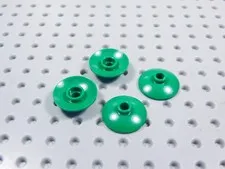 LEGO Lot of 4 Green 2x2 Round Radar Dish Saucers AZ