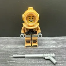 LEGO Series 8 Deep Sea Diver Minifigure W/Harpoon