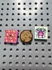 LEGO Friends 41329 Olivia’s Deluxe Bedroom Parts Lot of 3 Replacement Tiles