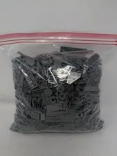 LEGO Bricks Bulk Lot - DARK GRAY, GREY - Gallon Size Bag Full