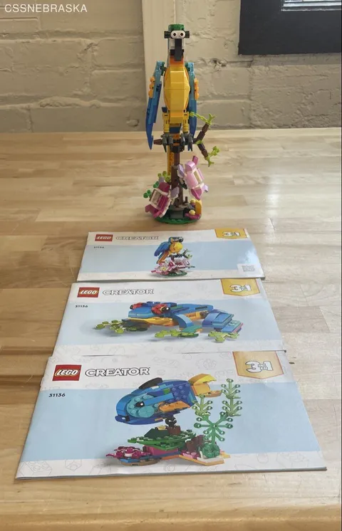 Lego Creator Exotic Parrot 31136 Building Toy Set
