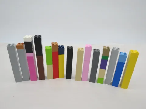 160+ LEGO BRICKS  2x2 Bricks Bulk Pieces Lot Mix Colors🔥 CLEAN
