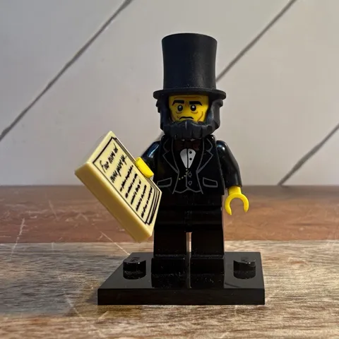 LEGO Movie 71004 Abraham Lincoln TLM005 Minifigure Complete CMF