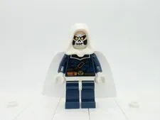 Taskmaster White Cape and Hood - sh0100 - Set 76018 - LEGO Super Hero Minifigure