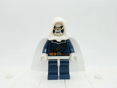 Taskmaster White Cape and Hood - sh0100 - Set 76018 - LEGO Super Hero Minifigure