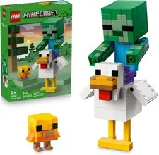 Lego 344pc Minecraft (2026) CHICKEN JOCKEY Building Set #21582