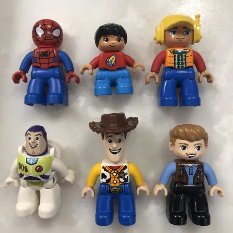 Lego Duplo Figures Buzz, Woody, Spider-Man Owen Child