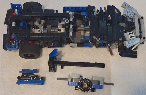 S Lego McLaren Senna GTR Technic Partial Build 42123 No Manual