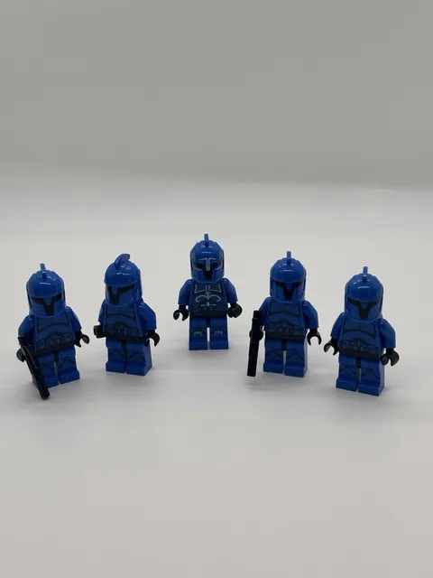 Lego Star Wars Senate Commando Trooper Minifigure Lot of 5 Figs 75088