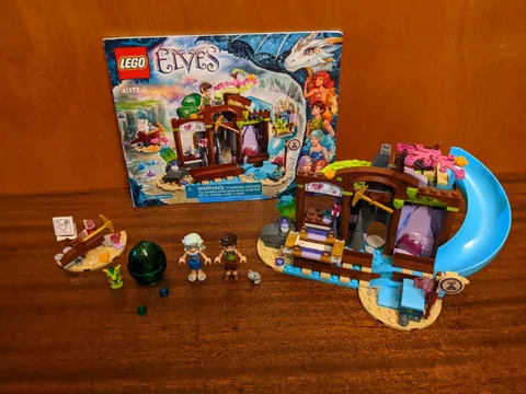 LEGO Elves Dragon Egg Precious Crystal Mine 41177 Complete minus box &spareparts