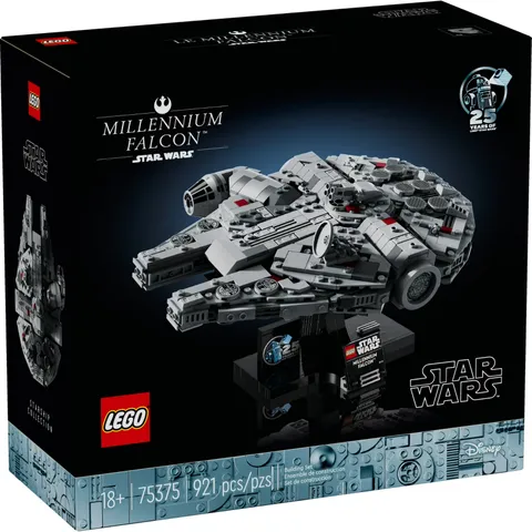 LEGO 75375 Star Wars Millennium Falcon Collectible Display Model New
