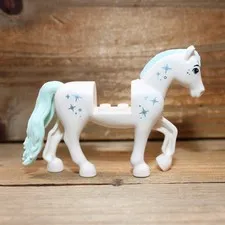 LEGO Disney Princess White Horse Light Aqua Tail & Mane 69820c01pb01
