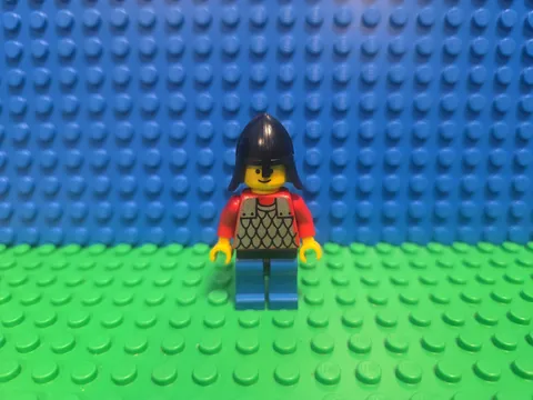 Lego Black Knights Minifigure Scale Mail Castle Vintage cas154 CMF Lot Rare 6085