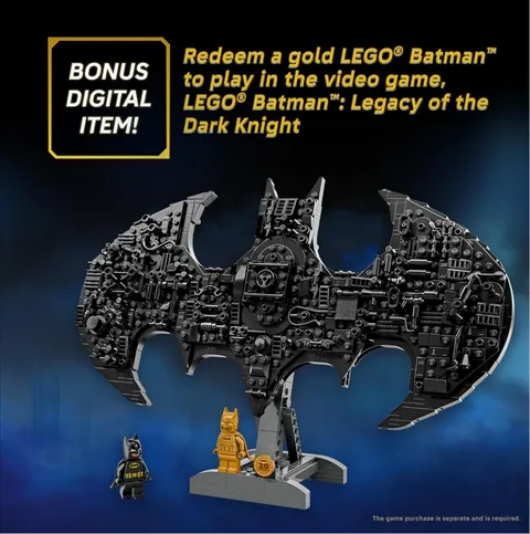 LEGO DC Batman Logo 76330 Golden Batman Bonus Included NEW