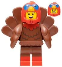 Lego New 71034 Turkey Minifigure Bird Costume Man Series 23 Figure Only D254