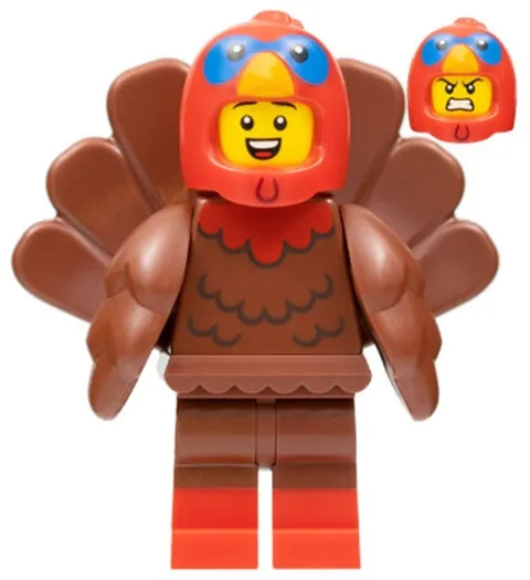 Lego New 71034 Turkey Minifigure Bird Costume Man Series 23 Figure Only D254