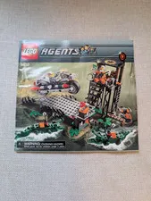 2008 LEGO Agents 8632 Builders Instructions Manual Booklet Only Used Condition