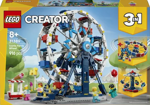 LEGO Creator 3 in 1 Iconic Ferris Wheel 31389 Building Toy Set New Gift