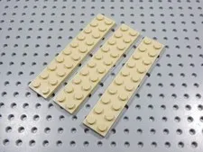 LEGO Lot of 3 Tan 2x10 Plates BD