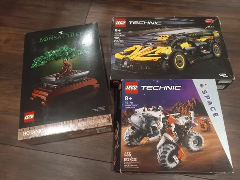 LEGO Empty Boxes ONLY: 10281 Bonsai Tree 42151 Bugatti Bolide 42178 Space Loader