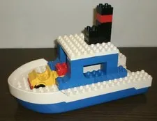 Lego DUPLO 2649 Sea Explorer - 25 Pieces - Incomplete for Parts