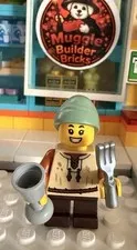 Lego Medieval Peasant Boy Minifgure With Accessories 