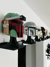 Display Wall Mount Bracket for All Lego Helmets Star Wars Batman Marvel - Wall Bracket