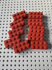 LEGO 3001 Dark Red Brick 2 x 4 - 10 Pieces