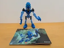 LEGO Bionicle 8533 Original Toa Gali+Book, Very Good Condition