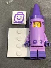 LEGO The Lego Movie 2 Crayon Girl Minifigure Purple - tlm152