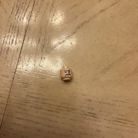 LEGO INDIANA JONES - Minifig, Head Moustache Fu Manchu and Scowl