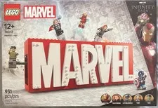 LEGO - Marvel Logo Building Set - (76313) - 12+ - 931 Pieces - Brand New/Sealed