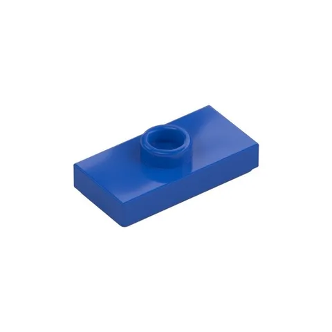 LEGO 42x Blue Plate 1 x 2 with 1 Stud inv.599