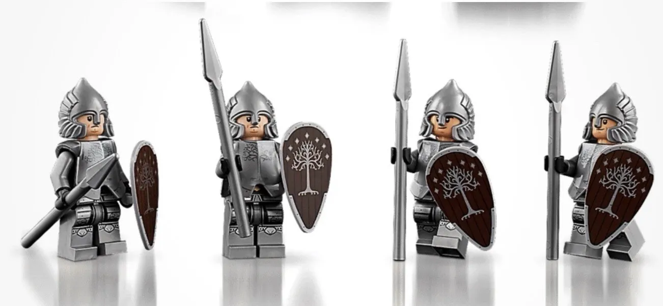 LEGO Lord of The Rings Minas Tirith 11377 Set of 4 GONDOR SOLDIERS Presale