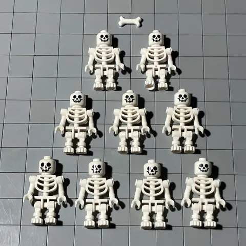 LEGO SKELETON LOT halloween minifig minifigure pirates castle F3 85