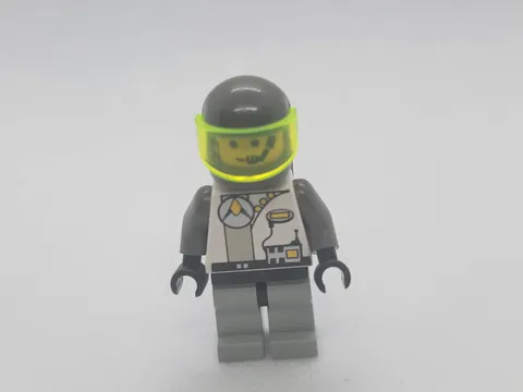 LEGO City Space Astronaut Minifigure cty0383 Gray Suit Green Visor Jetpack