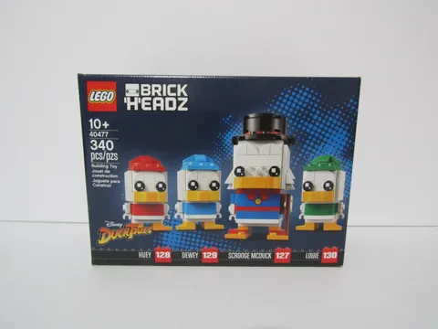 LEGO BRICKHEADZ 40477 DISNEY SCROOGE MCDUCK HUEY DEWEY LOUIE  NEW IN BOX