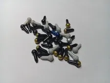 LEGO BULK LOT OF 34 MINIFIGURE UTENSIL MICROPHONES #90370