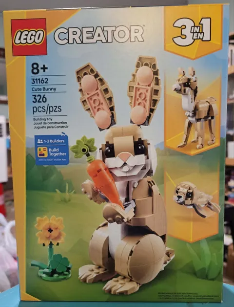 LEGO CREATOR: Cute Bunny (31162). **New in Box**