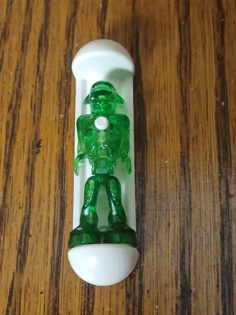 LEGO Glow in the dark alien in pod hyper sled minifigure Space Life on Mars