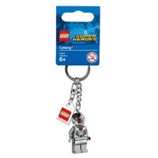 LEGO Super Heroes Cyborg Minifigure Keyring / Keychain 853772