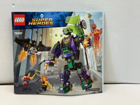 Lego 76097 Lex Luthor Mech Takedown DC Super Heroes INSTRUCTION MANUAL ONLY