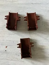 LEGO Projectile Launcher Cannon Base 2x4 1 Brown & 2 Reddish Brown Lot of 3