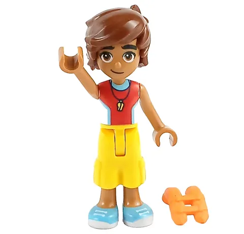 LEGO® Friends LEO Minifigure™ Minidoll Wetsuit Top w Life Jacket Set frnd744
